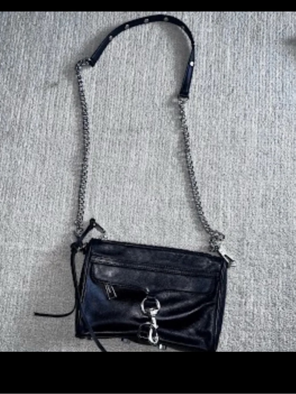 Rebecca minkoff mini Mac bag black